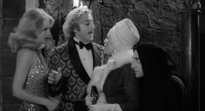 Igor help me with the bagsSoitainly You take the blondeI'll take the one in the toibanGgggrrrrrGgggrrrrrAahStop thatI'm talking about the luggage - Young Frankenstein