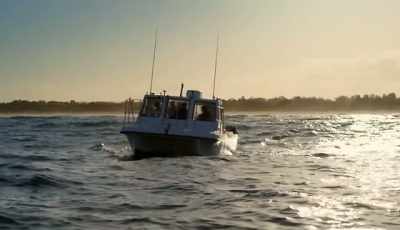 Hemsworth: We reach the
smart drumline location. - Shark Beach With Chris Hemsworth