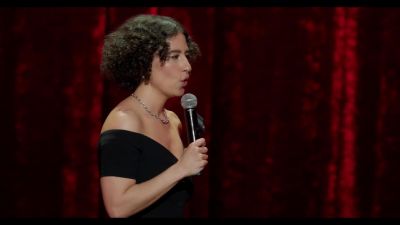 Hence why I'm here with you tonight.
[clears throat] - Ilana Glazer: Human Magic