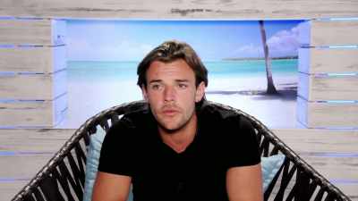 Hence, why she was crying
on the sofa - Love Island