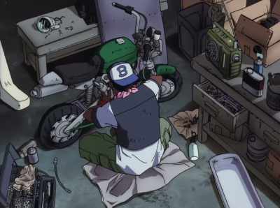 Henderson throws...
high and away, ball two. - Cowboy Bebop