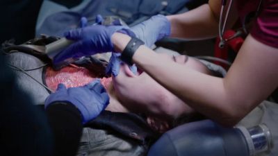 Her airway's really tight. - Chicago Fire