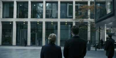 Her driver's Terry
and the PPO's PC Tom Fenton. - Bodyguard