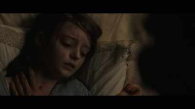Her fever is back.
Meg, go down and get a towel for her. - Young Woman and the Sea