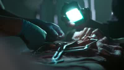 Her final stomach wound is sutured. - Will Trent