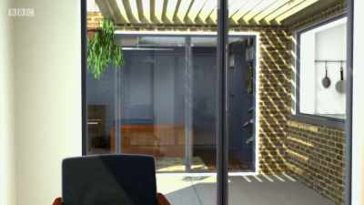 Her first step is to add two sets of
double doors, - Your Home Made Perfect