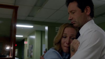 Her last words to us...
(Sniffles) - The X-Files