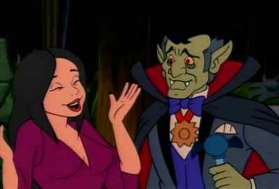 Her mind wanders and she just goes along for the ride - Scooby Doo and the Reluctant Werewolf