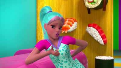 Her? No way.
I mean, that could be anyone. - Barbie: A Touch of Magic
