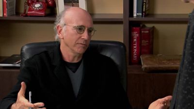 HER OFFICE IS RIGHT ACROSS FROM THE BATHROOM - Curb Your Enthusiasm