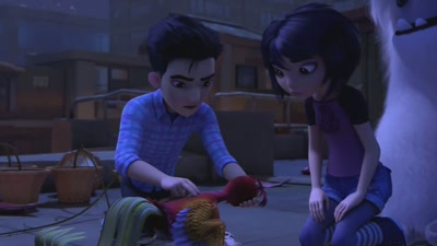 Her pulse is fast, but I
think that's normal for birds. - Abominable and the Invisible City