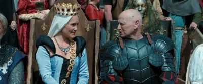 [Heraldic fanfare continuing]
[Crowd chattering] - The Siege of Robin Hood