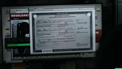 Here is a divorce certificate
for Luther and Rachel Swann. - V Wars
