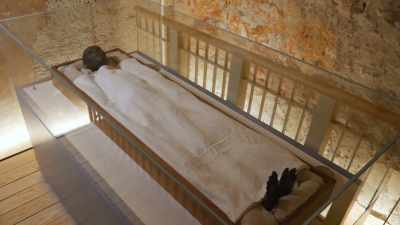 Here, along with other VIPs, - Tutankhamun: Secrets of the Tomb