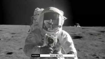 Here is another example where the problem
of light is quite obvious. - American Moon