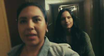 Here we are at our hotel. - Through Black Spruce