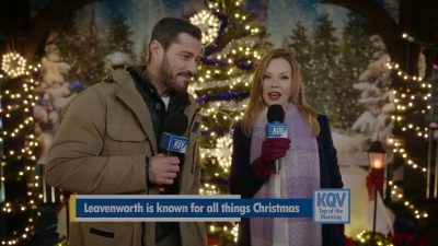 Here we are in beautiful
downtown Leavenworth, - Cloudy with a Chance of Christmas