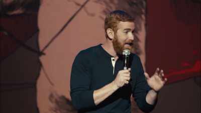 Here we are
in our hotel, - Andrew Santino: Home Field Advantage