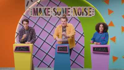 Here we are. Looks like
Chuck wore his dad's suit. - Make Some Noise