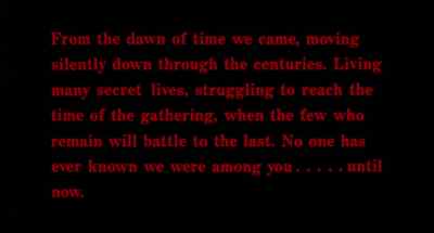 * Here we are * - Highlander
