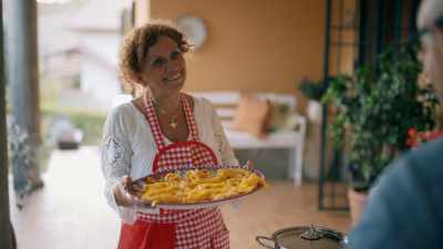 Here are my tagliatelle, - Stanley Tucci: Searching for Italy