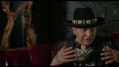 Here they are, these four Indians,
with you know, garb and moccasins - Rumble: The Indians Who Rocked the World