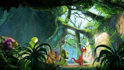 -Here we are!
-Uh, the maze? - Gigantosaurus