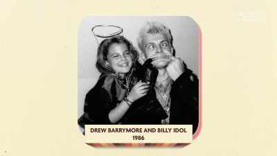 Here is Billy Idol and
11-year-old Drew Barrymore. - Super Maximum Retro Show