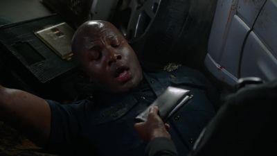 Here.
Bite down on this. - 9-1-1
