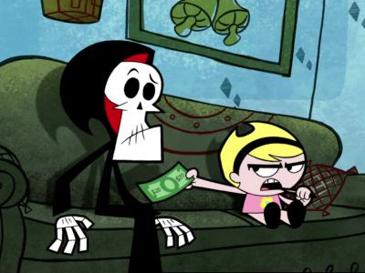 - HERE, BONEHEAD, 20 BUCKS. - The Grim Adventures of Billy and Mandy