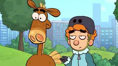 - Here, you can borrow my coat, - It's Pony