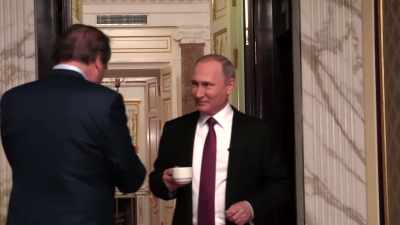 Here.
(chuckles) - The Putin Interviews