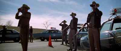 Here they come.
Get that car
out of the hole! - The Sugarland Express