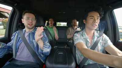 ♪ Here we come
Let's put stuff in our mouth ♪ - No Recipe Road Trip With the Try Guys