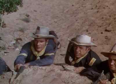 - Here they come sir, the whole bunch.
- Get ready men, keep your sabers handy. - The Battle at Apache Pass
