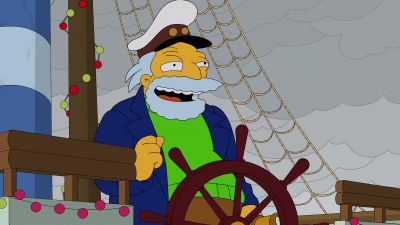 Here come the tourists. - The Simpsons