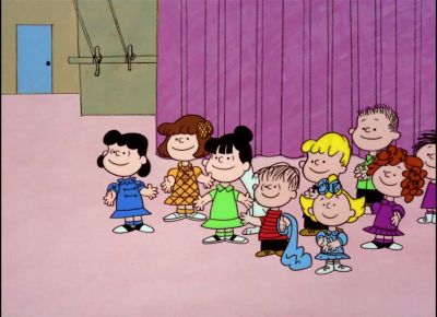 Here he comes Attention everyone here's our director - A Charlie Brown Christmas