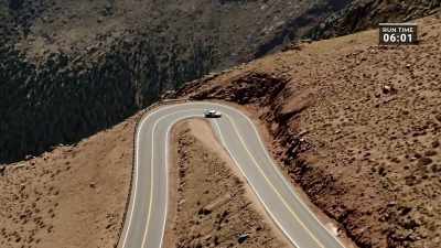 Here comes David Donner
heading to the clouds, such - Pike's Peak: On The Edge