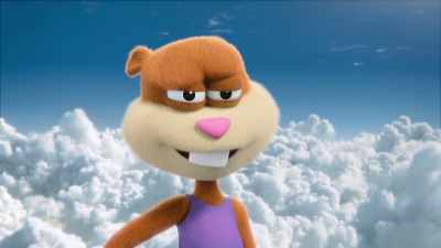 Here comes the 10:35 stagecoach
to Houston! - Saving Bikini Bottom: The Sandy Cheeks Movie
