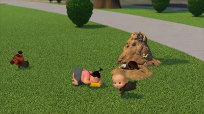 Here, doggies. - The Boss Baby: Back in the Crib