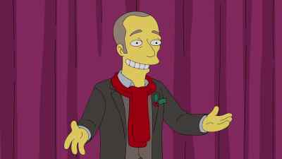 Here, my friend, let me...
let me set you down - The Simpsons: O C'mon All Ye Faithful