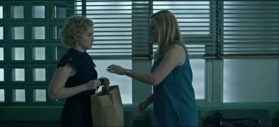 Here, give him this.
It's his slippers and his robe-- - Ozark