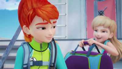 Here you go. If it gets colder,
there are blankets inside. - LEGO Friends: Girls on a Mission