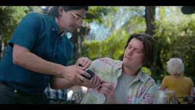 -Here you go.
-Oh, um, it's a chip, - Trevor Moore: The Story of Our Times