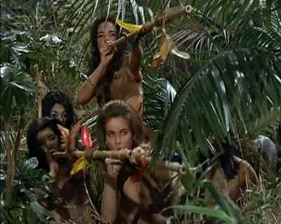 Here we go. One for the pot. - Carry On Up the Jungle