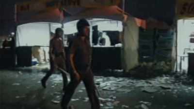 -Here we go.
-Party's over. - Woodstock 99: Peace Love and Rage