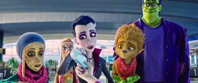 Here you go, your tickets.
- Thank you. - Monster Family