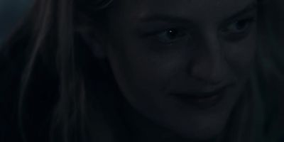 Here. Goes through
these two holes. - The Handmaid's Tale