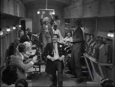 Here is Grover Whelan unveiling the Trylon - At the Circus