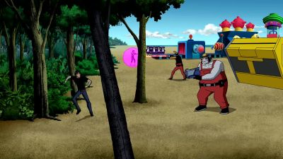 HERE! [ GRUNTS ] - Ben 10: Ultimate Alien